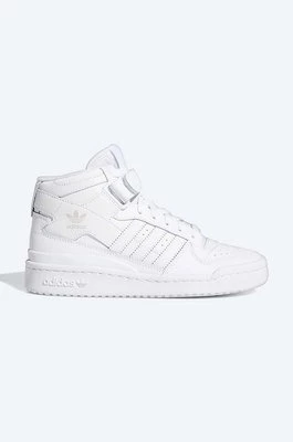 adidas Originals sneakersy skórzane Forum Mid J FZ2086 kolor biały