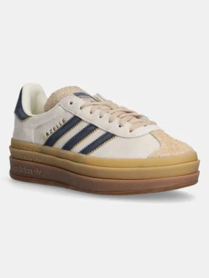 adidas Originals sneakersy skórzane Gazelle Bold kolor beżowy JQ5126