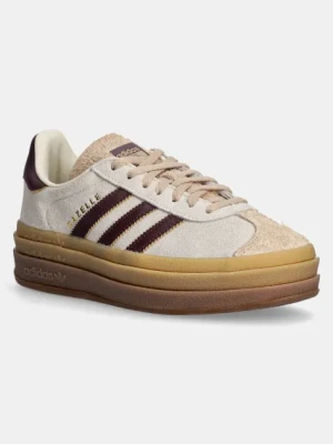 Zdjęcie produktu adidas Originals sneakersy skórzane Gazelle Bold kolor beżowy JQ5127