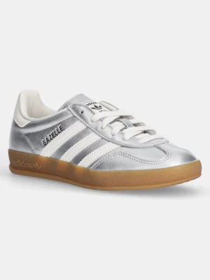 adidas Originals sneakersy skórzane Gazelle Indoor kolor srebrny JR1206