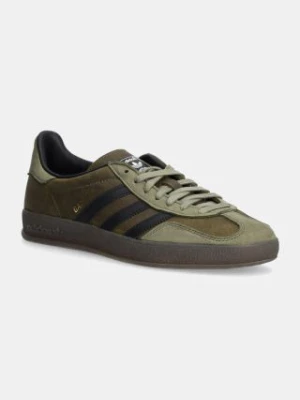 adidas Originals sneakersy skórzane Gazelle Indoor kolor zielony IH4772