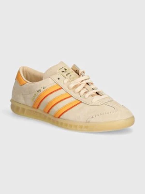 adidas Originals sneakersy skórzane Hamburg 24 kolor beżowy IG2109