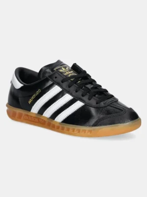 adidas Originals sneakersy skórzane Hamburg W damskie kolor czarny JI2626
