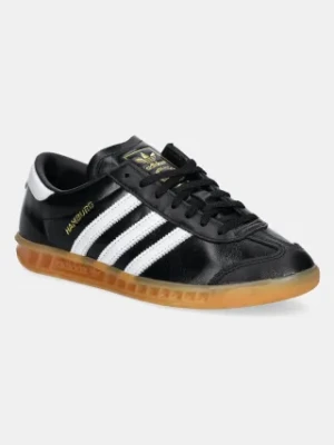 adidas Originals sneakersy skórzane Hamburg W damskie kolor czarny JI2626