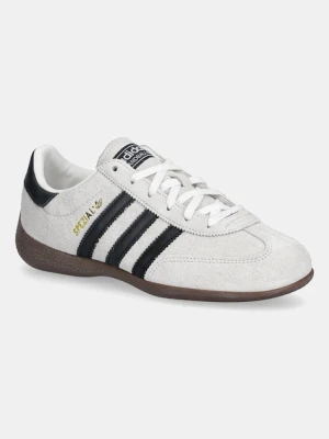 adidas Originals sneakersy skórzane Handball Spezial Lo Pro damskie kolor szary KJ3628