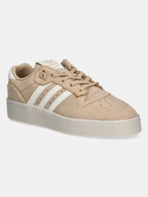 adidas Originals sneakersy skórzane Rivalry Lux Low kolor beżowy IH0255