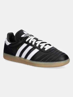 adidas Originals sneakersy skórzane Samba JP kolor czarny JQ9056