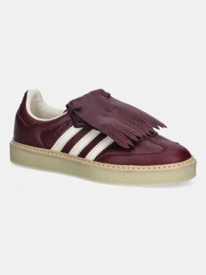 adidas Originals sneakersy skórzane Samba Lux kolor bordowy JR0903
