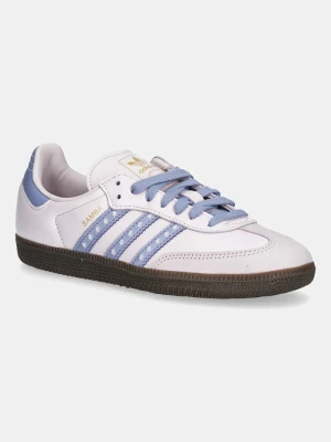 adidas Originals sneakersy skórzane Samba OG fioletowy