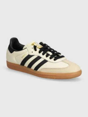 adidas Originals sneakersy skórzane Samba OG kolor beżowy ID0478