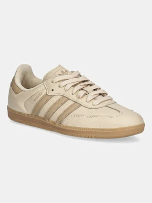 adidas Originals sneakersy skórzane Samba OG kolor beżowy JI3208