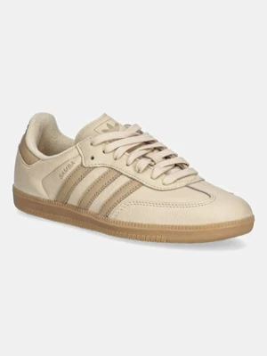 Zdjęcie produktu adidas Originals sneakersy skórzane Samba OG kolor beżowy JI3208