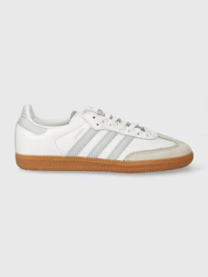 adidas Originals sneakersy skórzane Samba OG kolor biały IE0877