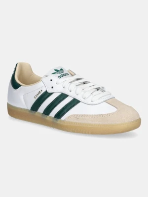 adidas Originals sneakersy skórzane Samba OG kolor biały JS3831