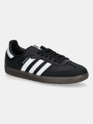 adidas Originals sneakersy skórzane SAMBA OG x Jeremy Scott kolor czarny JQ8835