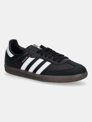 adidas Originals sneakersy skórzane Samba OG kolor czarny JQ8835