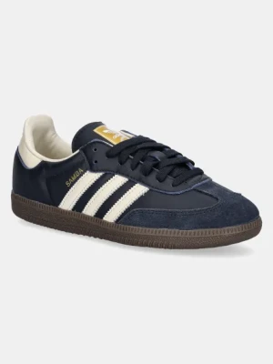 Zdjęcie produktu adidas Originals sneakersy skórzane Samba OG kolor granatowy ID2056