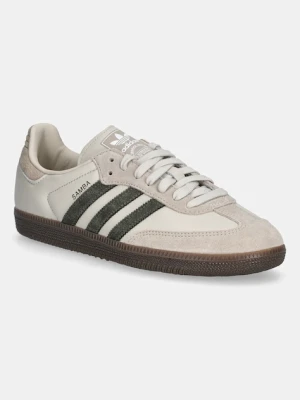 adidas Originals sneakersy skórzane Samba Og męskie kolor beżowy JR0893