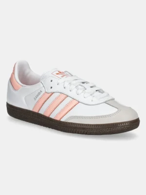 adidas Originals sneakersy skórzane Samba Og W damskie kolor biały JH5687