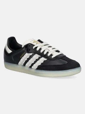 adidas Originals sneakersy skórzane Samba OG W damskie kolor czarny JR8831