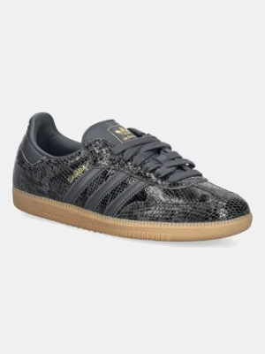 adidas Originals sneakersy skórzane Samba Og W damskie kolor szary JQ3532