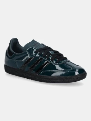 adidas Originals sneakersy skórzane Samba OG W damskie kolor zielony JR8750