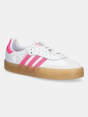 adidas Originals sneakersy skórzane Sambae damskie kolor biały JS3940