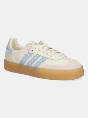 adidas Originals sneakersy skórzane Sambae W damskie kolor beżowy JS3957