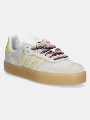 adidas Originals sneakersy skórzane Sambae W kolor szary JI2739