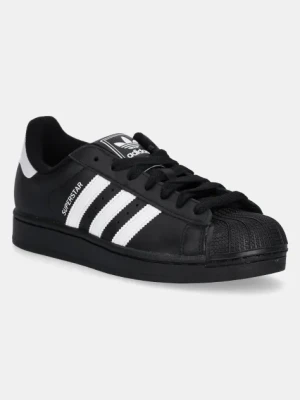 adidas Originals sneakersy skórzane Superstar II kolor czarny JI0079