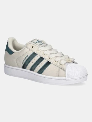 adidas Originals sneakersy skórzane Superstar II męskie kolor beżowy JQ3913