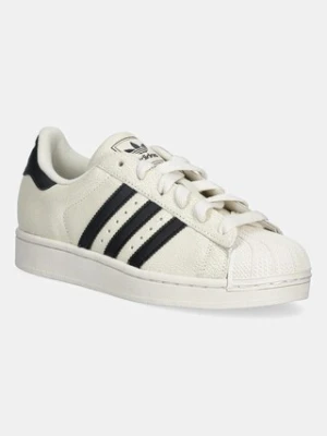 adidas Originals sneakersy skórzane SUPERSTAR II W damskie kolor beżowy JS4013