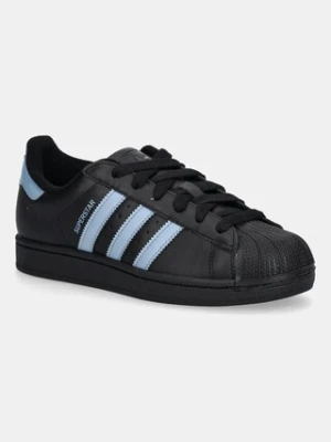 adidas Originals sneakersy skórzane Superstar II W damskie kolor czarny JS1338