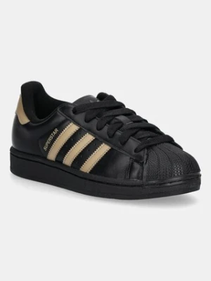adidas Originals sneakersy skórzane Superstar II W damskie kolor czarny JS1340