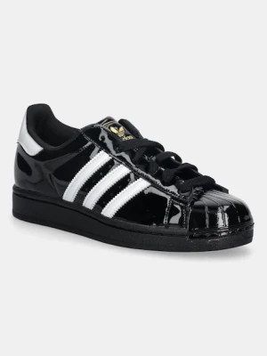 adidas Originals sneakersy skórzane Superstar II W damskie kolor czarny JS4009
