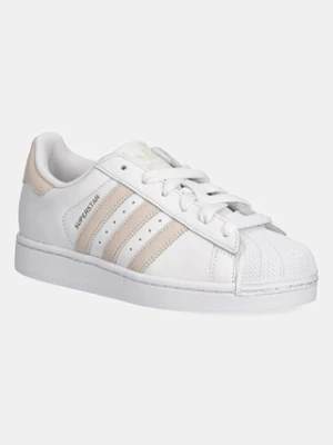 adidas Originals sneakersy skórzane Superstar II W kolor biały HQ4917