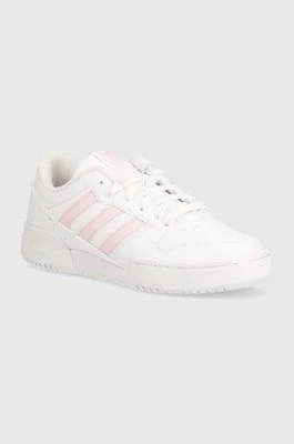 adidas Originals sneakersy skórzane Team Court 2 STR kolor biały ID6632