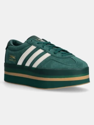 adidas Originals sneakersy wełniane Gazelle Stack kolor zielony JR8179