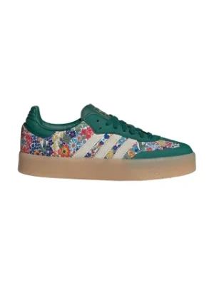 adidas Originals sneakersy x Liberty London Sambae damskie kolor zielony JH7289