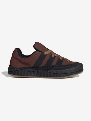 adidas Originals sneakersy zamszowe Adimatic HQ6903 kolor brązowy