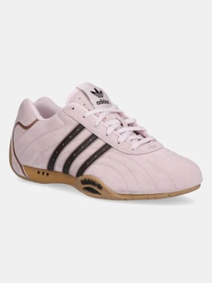 adidas Originals sneakersy zamszowe Adiracer LO damskie kolor różowy JS4519