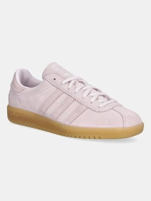 adidas Originals sneakersy zamszowe Bermuda damskie kolor różowy JS3973