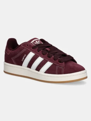 Zdjęcie produktu adidas Originals sneakersy zamszowe Campus 00s damskie kolor bordowy JS2761