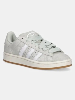 adidas Originals sneakersy zamszowe Campus 00S damskie kolor zielony JQ8348