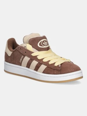 adidas Originals sneakersy zamszowe Campus 00S Double W damskie kolor brązowy JQ8318