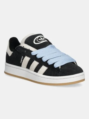 adidas Originals sneakersy zamszowe Campus 00S Double W damskie kolor czarny JQ5747