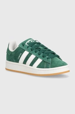 adidas Originals sneakersy zamszowe Campus 00s J kolor zielony IH7492