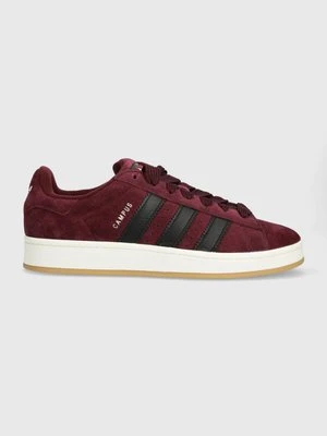 adidas Originals sneakersy zamszowe Campus 00s kolor bordowy IF8765