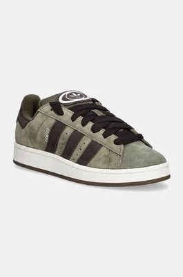 adidas Originals sneakersy zamszowe Campus 00s kolor zielony ID1418