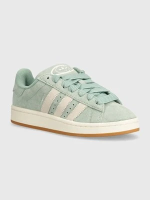 adidas Originals sneakersy zamszowe Campus 00s kolor zielony JI1984